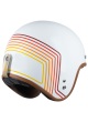 Capacete Jet Origine Primo Sunrise Red/White Retro Vintage E2206