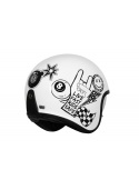 Capacete Jet Origine Spirit Sticky Gloss White