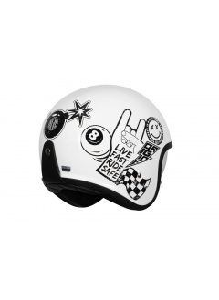 Capacete Jet Origine Spirit Sticky Gloss White